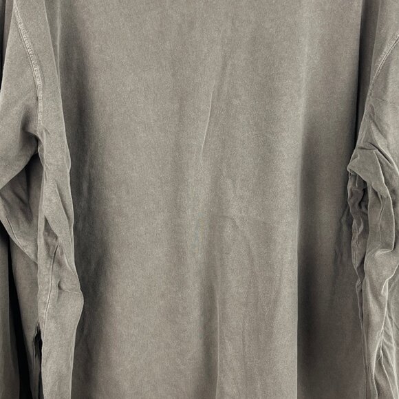 Eddie Bauer Sweater Sweatshirt Size XL Gray Long Sleeve Crew Neck Stretch Pocket - Picture 8 of 9